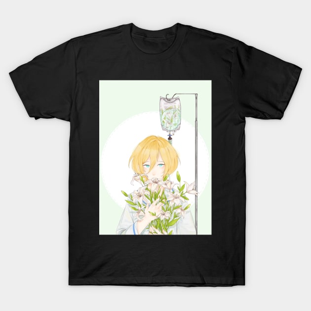 White lilies T-Shirt by MeiNotScared